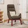 vidaXL Chaise de relaxation Taupe Tissu