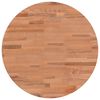 vidaXL Dessus de table &Oslash;50x1,5 cm rond bois massif de h&ecirc;tre