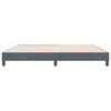 vidaXL Cadre de lit sans matelas gris fonc&eacute; 180x210 cm velours