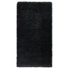 vidaXL Tapis shaggy &agrave; poils hauts Noir 80x150 cm 50 mm