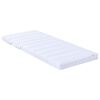 vidaXL Matelas en mousse Blanc 80 x 200 cm Mousse