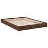 vidaXL Cadre de lit sans matelas ch&ecirc;ne marron 120x190 cm