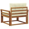 vidaXL Sofa de milieu ext&eacute;rieur Bois d'Acacia Massif Naturel
