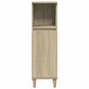 vidaXL Armoire salle de bain ch&ecirc;ne sonoma 30x30x100 cm