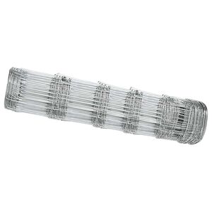 vidaXL Clôture de prairie Argent 25 x 0.8 m Acier galvanisé