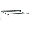 vidaXL Cadre de auvent manuel R&eacute;glable Anthracite 3 x 2 m Acier