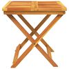 vidaXL Table pliable de jardin 50x50x50 cm bois d'acacia solide
