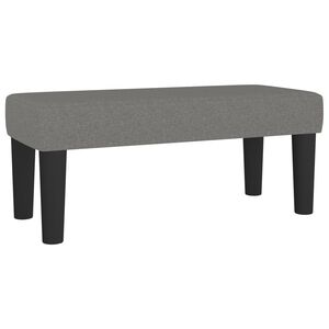 vidaXL Banc Gris fonc&eacute; 70x30x30 cm Tissu