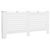 vidaXL Cache-radiateurs 2 pcs Blanc 172x19x81,5 cm MDF
