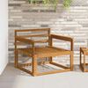 vidaXL Sofa de milieu ext&eacute;rieur Bois d'Acacia Massif Naturel