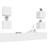 vidaXL Ensemble de meubles TV 6 pcs Blanc Bois d'ing&eacute;nierie