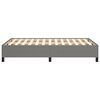 vidaXL Cadre de lit sans matelas gris fonc&eacute; 120x190 cm tissu