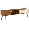 vidaXL Meuble TV 140x30x40 cm bois massif