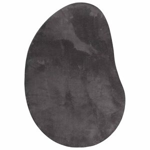 vidaXL Tapis de surface HUARTE Anthracite 140 x 200 cm Polyester