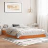 vidaXL Cadre de lit sans matelas cire marron 140x200cm bois pin massif