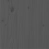 vidaXL Cadre de lit sans matelas gris bois de pin massif 90x200 cm