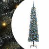 vidaXL Sapin de No&euml;l artificiel Vert 180 cm PVC, plastique et acier