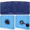 vidaXL Piscine de nage pliable pour chien Bleu 80 x 80 x 20 cm PVC