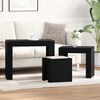 vidaXL Tables gigognes 3 pcs Ch&ecirc;ne noir Bois d'ing&eacute;nierie
