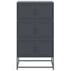 vidaXL Buffet anthracite 68,5x38,5x123,5 cm acier