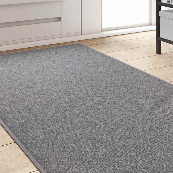 vidaXL Tapis Couloir Gris clair 80 x 500 cm 100% Polypropylène