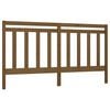 vidaXL T&ecirc;te de lit Marron miel 206x4x100 cm Bois massif de pin