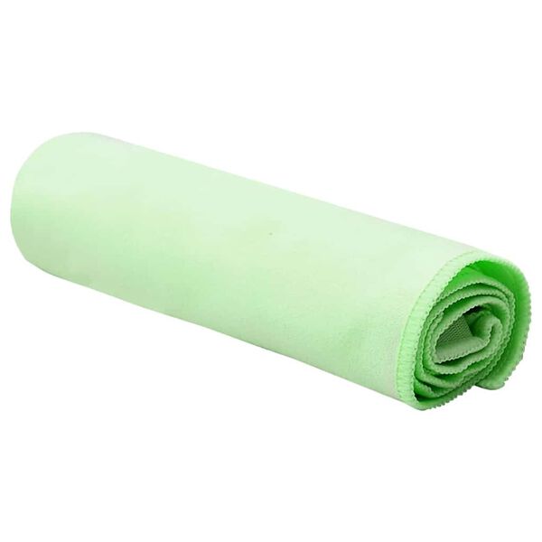 vidaXL Serviettes de sport 2 pcs Vert 50 x 30 cm