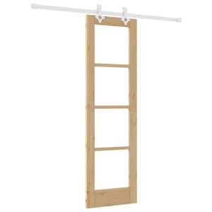 vidaXL Porte coulissante Naturel 61 x 198,5 cm