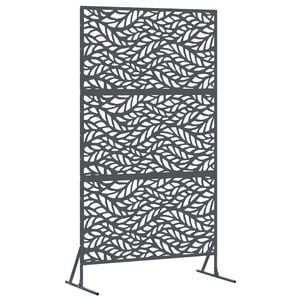 vidaXL &Eacute;cran de confidentialit&eacute; Anthracite 100 x 50 x 180 cm Acier
