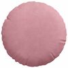 vidaXL Coussins de si&egrave;ge 2 pcs Rose &Oslash; 40 x 13 cm Velours