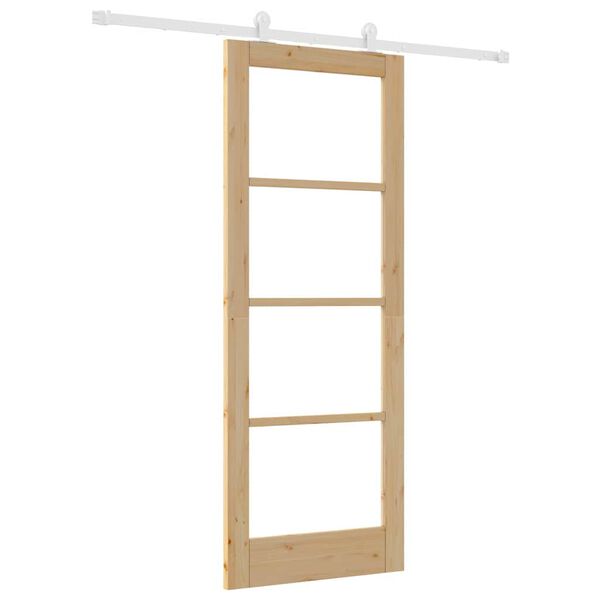 vidaXL Porte coulissante ORKDAL Naturel 78 x 202 cm