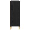 vidaXL Buffet Ch&ecirc;ne noir 69,5 x 32,5 x 90 cm Bois d'ing&eacute;nierie