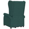 vidaXL Fauteuil Vert fonc&eacute; Tissu