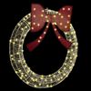vidaXL Couronne avec 150 LED Blanc chaud 120 cm Acrylique