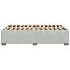 vidaXL Cadre de lit sans matelas gris clair 140x190 cm velours