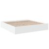 vidaXL Cadre de lit sans matelas blanc 200x200 cm
