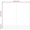 vidaXL Auvent R&eacute;tractable Rouge et Blanc 300 x 250 cm
