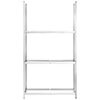 vidaXL Porte-pneus &agrave; 3 niveaux 2 pcs Argent&eacute; 110x40x200 cm Acier