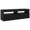 vidaXL Meuble TV 2 pcs Ch&ecirc;ne noir 240 x 35 x 40 cm Bois d'ing&eacute;nierie