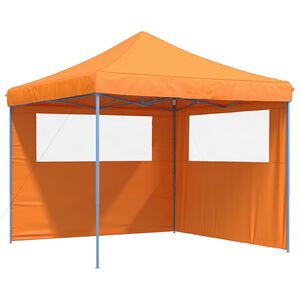 vidaXL Tente de r&eacute;ception pliable escamotable avec 2 parois lat&eacute;rales