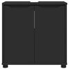 vidaXL Armoire de lavabo de salle de bain Noir 60 x 30 x 60 cm