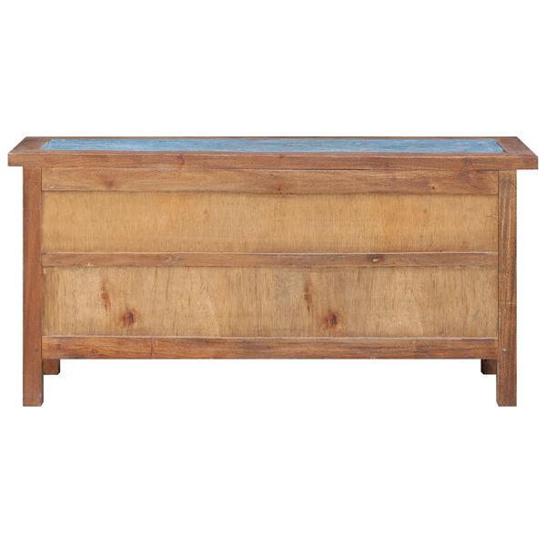 vidaXL Meuble TV 102x35x50 cm Bois de r&eacute;cup&eacute;ration massif