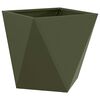 vidaXL Jardini&egrave;re Vert olive 40 x 40 x 40 cm Acier