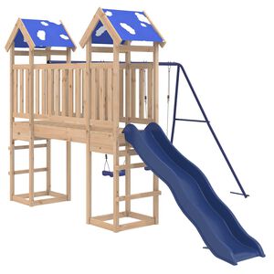 vidaXL Aire de jeux d'ext&eacute;rieur bois de pin massif