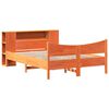 vidaXL Cadre de lit sans matelas cire marron 140x200cm bois pin massif