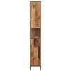 vidaXL Cabinet de salle de bain Bois Ancien 31,5 x 33 x 190 cm