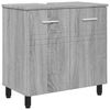 vidaXL Unit&eacute; de vanit&eacute; de salle de bain Sonoma gris 60 x 35 x 60 cm