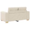 vidaXL Canap&eacute; 3 pcs Beige 221 x 80 x 80 cm Tissu en lin m&eacute;lang&eacute;