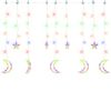 vidaXL Guirlande lumineuse &eacute;toile et lune avec t&eacute;l&eacute;commande 345 LED