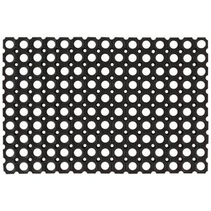 vidaXL Paillasson rectangulaire 40x60 cm caoutchouc